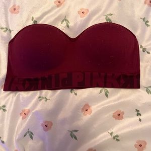 Victoria’s Secret pink burgundy bra medium